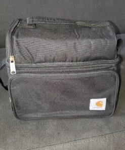 Carhartt Deluxe Dual Compartment Insulated Lunch Cooler Bag, Black Solid 60 91UH7tzwePL