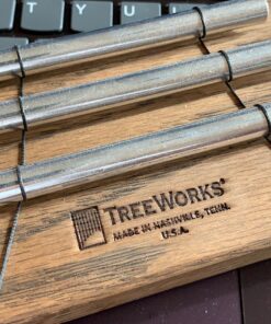 TreeWorks Chimes Energy Chime with Mallet for Meditation, Sound Healing or Yoga, 3 Notes –– Made in U.S.A. –– Long Resonance with Brilliant Tone, Solid Tennessee Hardwood Mantle (TRE420) three tone 15 91UIdM9gCIL