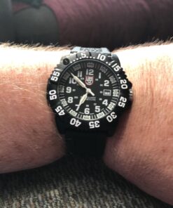 Luminox - Original Navy Seal- Mens Watch - Military Dive Watch - Date Function - 200m Water Resistant - Mens Watches - Made in Switzerland 44mm Black|White - XS.3051.F 30 91UIkMucQGL