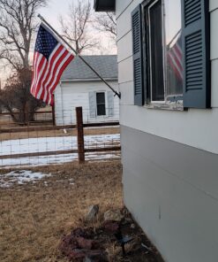 American Flag 2x3-100% Made In USA using Tough, Long Lasting Nylon Built for Outdoor Use, Featuring Embroidered Stars and Sewn Stripes plus Superior Quadruple Stitching on Fly End 2 by 3 Foot 22 91UbcmXpcLL