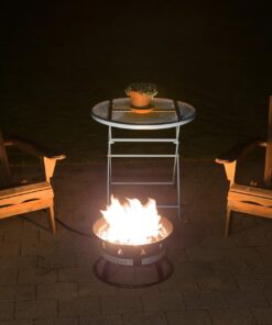 Heininger 5995 58,000 BTU Portable Propane Smokeless Outdoor Gas Fire Pit Black 19 91Ubmq70iFL