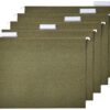 Amazon Basics Hanging File Folders, Letter Size, Standard Green, 1/5-Cut Tabs, 75 Count per box 75 Pack 37 91UfBxRFekL