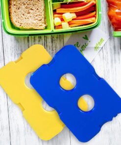 Healthy Packers Ice Pack for Lunch Box - Freezer Packs - Original Cool Pack | Slim & Long-Lasting Reusable Ice Packs for Lunch Bags and Cooler Bag (Set of 4) 4pk 24 91UgoRMDxyL