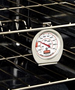 Rubbermaid Commercial Products Stainless Steel Monitoring Thermometer for Oven/Grill/Meat/Food, 60-580 Degrees Fahrenheit Temperature Range, Easy to Read Food Thermometer For Cooking Oven/Grill/Smoker Thermometer 26 91UhC7acWiL