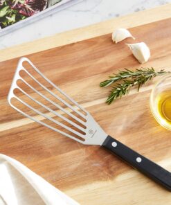 WÜSTHOF Gourmet 6.5" Offset Slotted Spatula,Silver/Black 10 91UllEaxiL