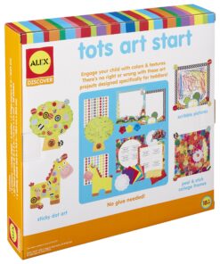 Alternative view of Alex Discover Tots Art Start Kids Art and Craft Activity, 6 Super Easy and Fun Art Crafts for Children, Kit for Children to be Creative and Use their Imagination, For Ages 2 and up