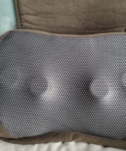 Snailax Shiatsu Massage Pillow with Heat -Deep Kneading Neck Shoulder Lumbar Calf Leg Foot Back Massager, Plush Cozy Design, Gifts for Men Woman 15.7" x 9.6" x 3.9" 47 91UnM6ilQ5L