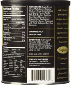Stephen's Gourmet Hot Cocoa, 16-Ounce Cans (White Chocolate, Pack - 1) White Chocolate 1 Pound (Pack of 1) 11 91Uo4AvjCjL