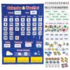 Learning Resources Calendar & Weather Pocket Chart - Classroom Calendar, Calendar and Weather Chart for Classroom, Teacher and Back to School Supplies 38 91UoXHRMWeL 1