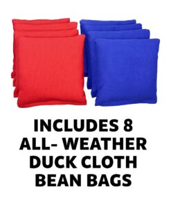 GoSports Tailgate Size 3 ft x 2 ft Cornhole Set - Portable Set Includes 8 Bean Bags & Game Rules Black Edition 16 91Uy 9wIKKL