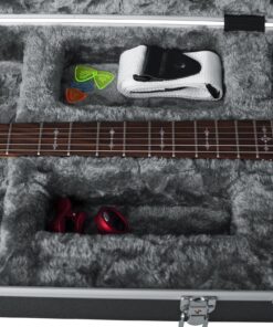 Gator Cases Deluxe ABS Molded Case for Strat/Tele Style Electric Guitar with Internal LED Lighting (GC-ELECTRIC-LED),Black 28 91UyMq4jU5L