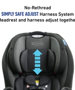 Graco TriRide 3 in 1 Car Seat | 3 Modes of Use from Rear Facing to Highback Booster Car Seat, Clybourne 22 91UzPKHhLBL