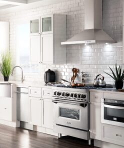 ZLINE 36" Convertible Vent Wall Mount Range Hood in Stainless Steel (KB-36) 36 in. KB 27 91V2IwgciwL