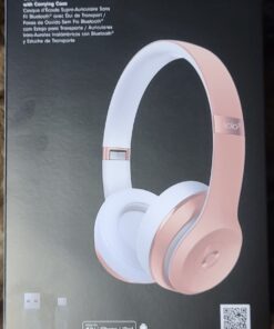 Beats Solo3 Wireless On-Ear Headphones - Apple W1 Headphone Chip, Class 1 Bluetooth, 40 Hours of Listening Time, Built-in Microphone - Rose Gold (Latest Model) Without AppleCare+ 62 91V2Tk0OvqL