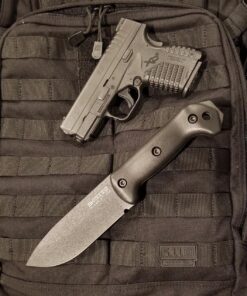 Ka-Bar BK-22 Becker Companion Fixed Blade Knife with HD Polyester Front Pocket Sheath (5.25-Inch) 49 91V5qcuqB3L