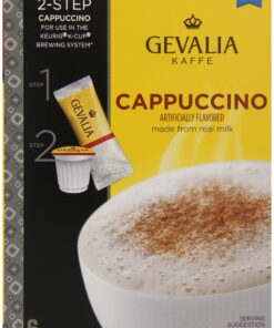 Gevalia Kaffe, 2-Step K-Cup & Froth Packets, (Cappuccino Espresso), 6 Count (Pack of 3) 11 91V7Q2IH0sL
