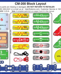 Snap Circuits 203 Electronics Exploration Kit | Over 200 STEM Projects | Full Color Project Manual | 42 Snap Modules | Unlimited Fun 20 91V7fb6EE4L