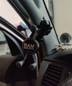 RAM Mounts RAM-B-367U Motorcycle Handlebar Clamp Base with M8 Bolts with B Size 1" Ball 48 91V9rG4RGsL