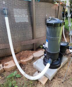 GAME 4560 40mm Hose to 1 1/2 Inch Inlet/Outlet, Adapter Conversion Kit (For Intex & Bestway Pools), 2 Count (Pack of 1) ,Grey 37 91VASTCjB1L