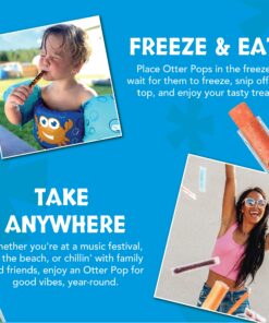 Otter Pops, Original Assorted Freezer Pops, 1oz Freeze Pops in Six Zippy Flavors, 100 Count, (85100) 1 Ounce (pack of 100) 29 91VH2ILfh3L