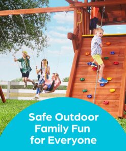 Jungle Gym Kingdom Swing Set Hangers - 2 Heavy Duty Brackets with Locking Snap Hooks for Porch, Patio, Playground - Indoor/Outdoor Hardware & Accessories 2 pack hangers 35 91VHBF iYaL