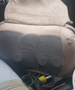 Snailax Shiatsu Massage Pillow with Heat -Deep Kneading Neck Shoulder Lumbar Calf Leg Foot Back Massager, Plush Cozy Design, Gifts for Men Woman 15.7" x 9.6" x 3.9" 39 91VTfdJhL8L