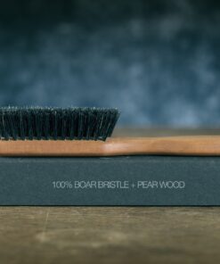 Beard Brush by ZilberHaar - Stiff Boar Bristles - Beard Grooming Brush for Men - Straightens and Promotes beard growth - Works with Beard Oil and Balm to Soften Beard – For beard kits - 6 inches long Brown 6 Inch (Pack of 1) 32 91VWoOUdCuL