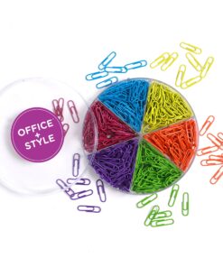 Office Style 28 mm Colored Paper Clips, 480-Pieces, Mixed, Medium (A1-28MM480PCSCLRPC) 10 91VWqmkDHvL