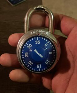 Combination Lock for Gym Lockers – Master Lock Locker Combination Padlock, Pack, Blue – The Ideal Combo Lock for School/Gym Locker Security 23 91Va4QaLD2L