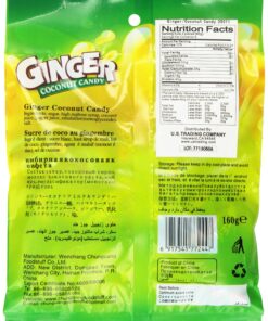Chun Guang Ginger Coconut Candy, 5.6 Ounce 5.6 Ounce (Pack of 1) 5 91VfDb6FCfL