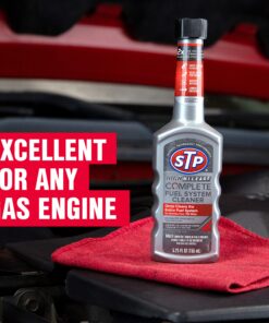 STP Complete Fuel System Cleaner, Fuel Cleaner Deep Cleans Entire Fuel System, 5.25 Oz, Multicoloured, 1 Count (Pack of 1) 14 91VkEbXoauL
