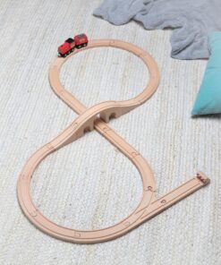 Melissa & Doug Classic Wooden Figure Eight Train Set (22 pcs) 31 91Vn3O0galL 1