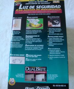 Heath/Zenith Heath Zenith HZ-5318-BZ Motion-Sensing Shielded Wide-Angle Twin Security Light, Bronze, Bulb Not Included 10 91VnIn4tt5L