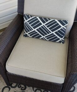 Quality Outdoor Living 29-BG23SB All-Weather Patio Chair Deep Seat and Back Cushion, 23x26, Beige 29 91Vp7S7Yf2L