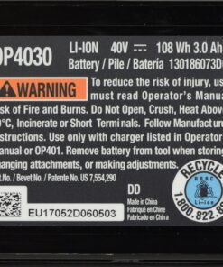 Ryobi OP4030 40V 3Ah Battery Pack RC 9 91VqXv9EBNL