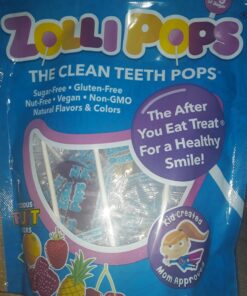 Zollipops | Clean Teeth Zolli Drops - Anti Cavity, Sugar Free Candy with Xylitol for a Healthy Smile - Great for Kids, Diabetics and Keto Diet (15-Count, Natural Fruit Flavor) Assorted 1.6 Ounce (Pack of 1) 24 91VqaWGI9gL
