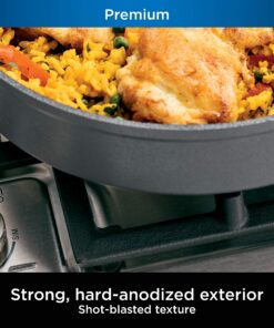Ninja C39600 Foodi NeverStick Premium Hard-Anodized 13-Piece Cookware Set, Guaranteed to Never Stick, Nonstick, Durable, Oven Safe to 500°F, Grey 49 91Vtwqw8G1L 1