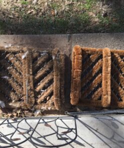 Rubber-Cal "Herringbone" Coir Boot Scraper Brush, 2.5 by 12 by 13-Inch (10-100-009), Tan 22 91W4YvZDVQL