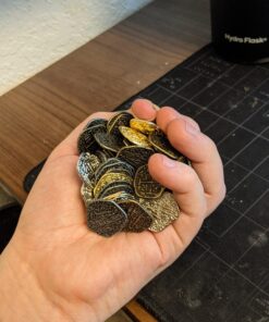 Beverly Oaks Metal Pirate Coins - Gold and Silver Spanish Doubloon Replicas - Fantasy Metal Coin Pirate Treasure (100) 100 65 91WBzJzyrL