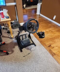 Logitech G920 Driving Force Racing Wheel and Pedals, Force Feedback + Logitech G Driving Force Shifter - Xbox Series X|S, Xbox One and PC, Mac - Black Xbox X|S, Xbox One, PC/Mac Wheel + Shifter 20 91WCJT4XQhL