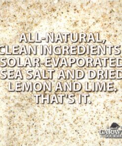 Lemon Lime Sea Salt - All-Natural Unrefined Sea Salt Infused with Lemon & Lime for a Bright, Sunny Citrus Flavor - No Gluten, No MSG, Non-GMO - Cooking and Finishing Salt - 4 oz. Stackable Jar 9 91WDRgz5u3L