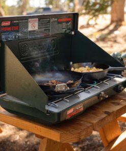 Alternative view of Coleman Gas Camping Stove | Classic Propane Stove, 2 Burner, 4.1 x 21.9 x 13.7 Inches
