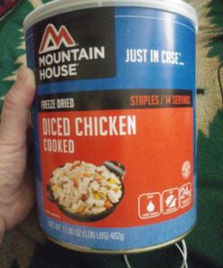 Mountain House Cooked Diced Chicken | Freeze Dried Survival & Emergency Food | #10 Can | Gluten-Free, 30235-Parent 34 91WIUvtrpL