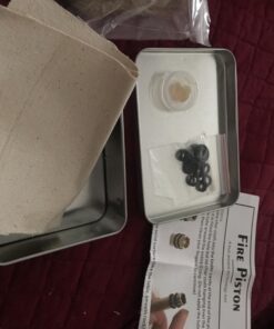 PSKOOK Metal Fire Piston Educational Campers/Survival/Preppers Scientific Lesson 24 91WJSoW74DL