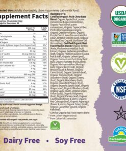 Garden of Life Organics Prenatal Gummies Multivitamin with Vitamin D3, B6, B12, C & Folate for Healthy Fetal Development – Organic, Non-GMO, Gluten-Free, Vegan, Berry Flavor, 30 Day Supply 20 91WJZOiDh5L