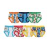 Sesame Street Boys' 100% Combed Cotton Briefs Multipacks with Favorites Like Elmo, Cookie Monster & Big Bird in 18m, 2/3t, 4t 2-3T 7-pack 61 91WKZxK9VnL
