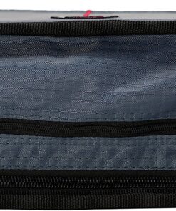 Case-it The Mighty Zip Tab Zipper Binder - 3 Inch O-Rings - 5 Color Tab Expanding File Folder - Multiple Pockets - 600 Sheet Capacity - Comes with Shoulder Strap - Black D-146 Single 29 91WQakgOklL