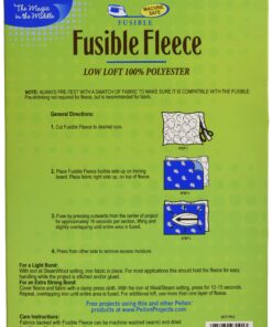 Pellon White Fusible Fleece 22" x 36" Packages, Pack 1 1 Count (Pack of 1) 9 91WQbtvmyuL