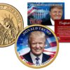 Donald Trump 45th President Official Colorized 2016 Presidential Dollar $1 Coin 15 91WSPJgtCpL
