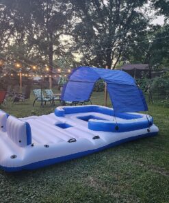 Bestway Hydro Force Tropical Breeze Raft Blue/White 22 91WV463Z7L